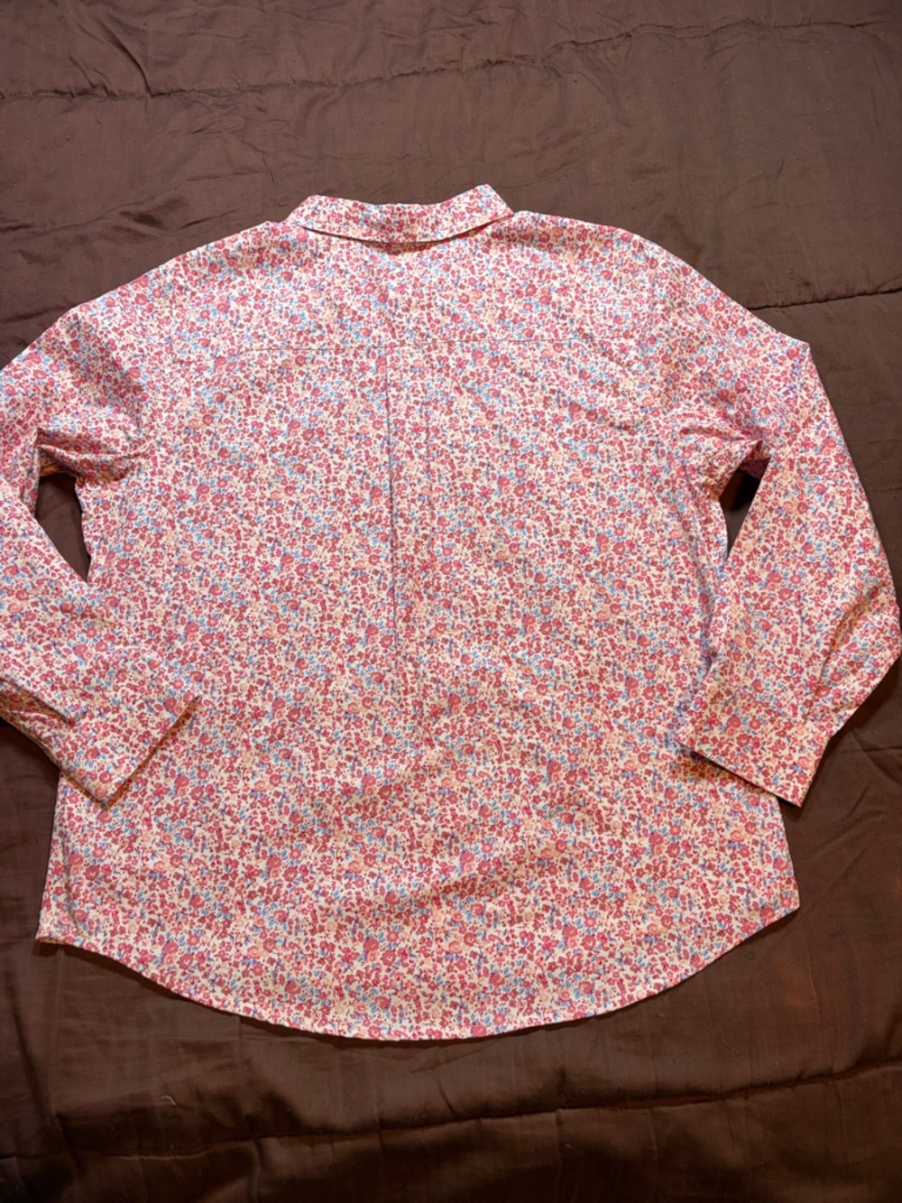 Floral Print Button Down Blouse by L.L. Bean Brand.  NWOT! - Picture 15 of 16